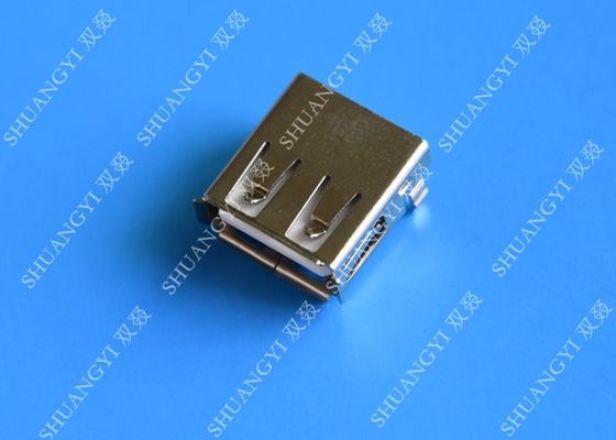 中国 小型SMD AFのタイプUSBの充満コネクター、USB 2.0 4つのPin USBのコネクター サプライヤー