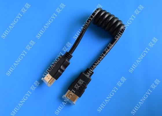 中国 黒8 Pin高速HDMIのケーブル、金はHDMIケーブルにマルチメディアHDMIをめっきしました サプライヤー