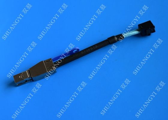中国 0.3 Mの黒い連続によって付けられるSCSIケーブル外的なHD小型SAS SFF-8643へのSFF-8644ケーブル サプライヤー